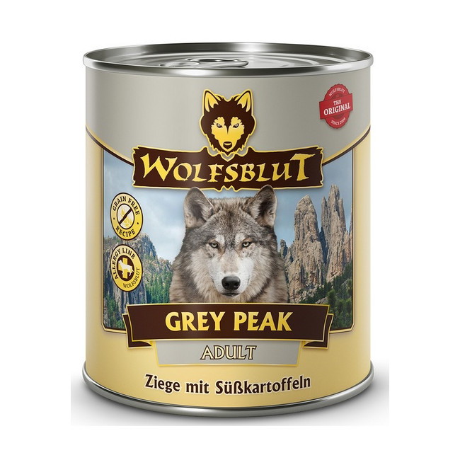 Wolfsblut Dog Grey Peak - koza i bataty puszka 800g