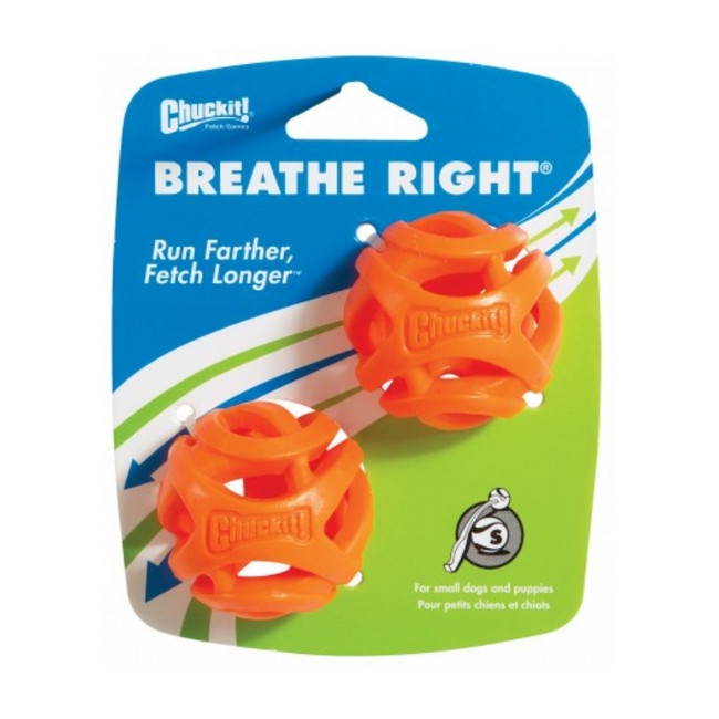 Chuckit! Breathe Right Ball Small 2pak [31931]