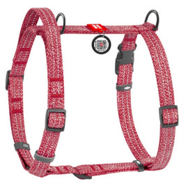 Collar WauDog Re-Cotton Szelki z rączką z regenerowanej bawełny anatomiczne w kształcie litery H, odblaskowe z QR-paszportem, pl