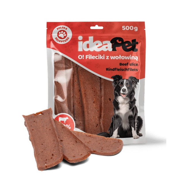IdeaPet Fileciki z wołowiną 500g