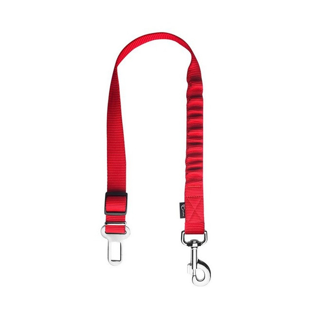 CHABA Wpinka do pasów bezpieczeństwa z amortyzatorem 25 czerwona