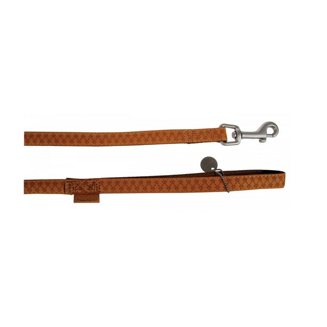 Zolux Smycz Mac Leather 15mm/1.2m Żółta [522015JA]