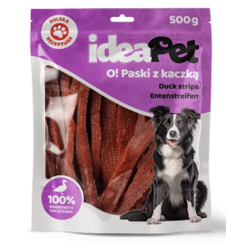 IdeaPet Paski z kaczką 500g