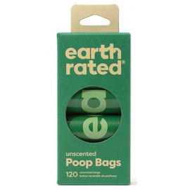 Earth Rated Woreczki ekologiczne do zbierania odchodów 8x15szt bezzapachowe