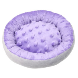 MIMIKO Pets Legowisko okrągłe mini 20cm wrzosowe