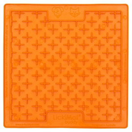 LickiMat Buddy Krzyżyk miękki pomarańczowy