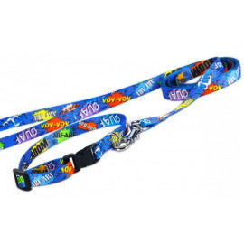 Matteo Smycz Prosta 30mm graffiti niebieskie