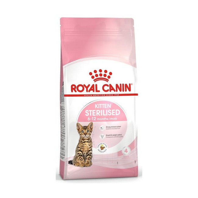 Royal Canin Kitten Sterilised karma sucha dla kociąt od 4 do 12 miesiąca życia, sterylizowanych 400g