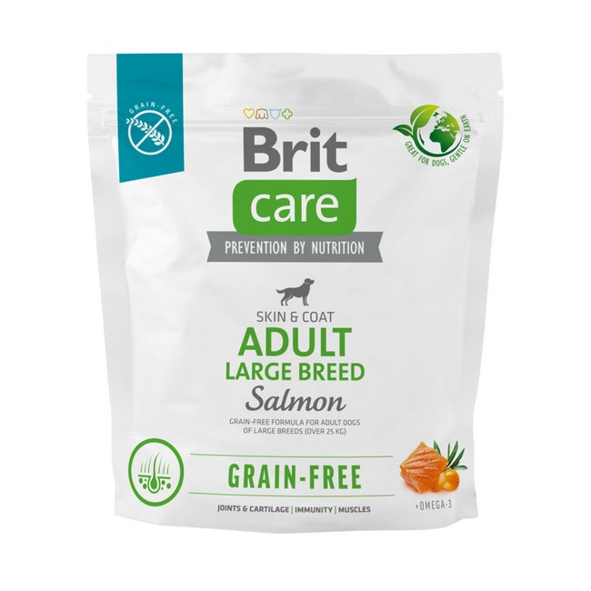 Brit Care Grain Free Adult Large Breed Salmon 1kg