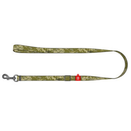 Collar WauDog Nylon Smycz nylonowa regulowana M 20mm/152-183cm, wzór MILITARY