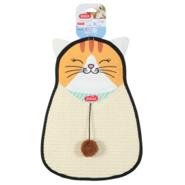 Zolux Chatouille Drapka do powieszenia kot z sizalu z zabawką 54cm