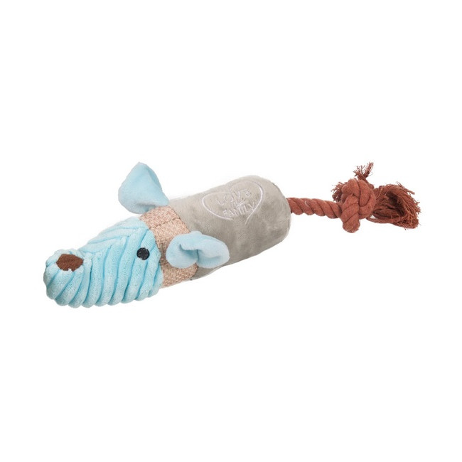 Flamingo Zabawka pluszowa Szczurek z liną 40cm