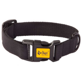 Dingo Obroża regulowana z taśmy bawełnianej 3,0x60cm czarna