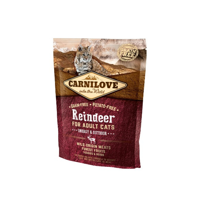 Carnilove Cat Reindeer Energy & Outdoor - renifer 400g