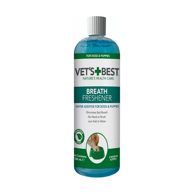 Vet's Best Breath Freshener Płyn do wody - higiena jamy ustnej 500ml
