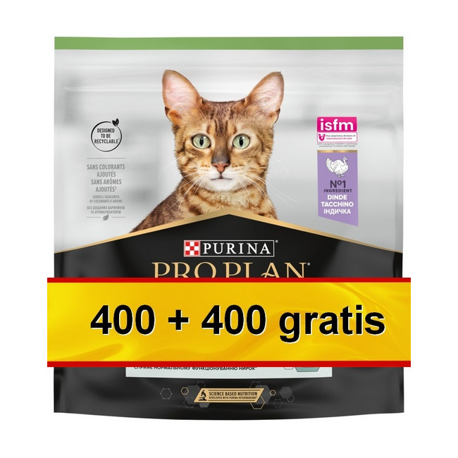 Purina Pro Plan Cat Sterilised Renal Adult Indyk 800g (400+400g gratis)