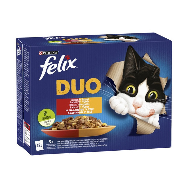 Felix Fantastic Duo Wiejskie Smaki galaretka saszetki 12x85g