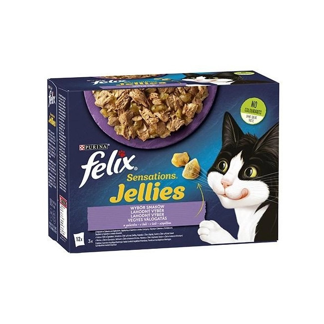 Felix Sensations Mix w galaretce saszetki 12x85g