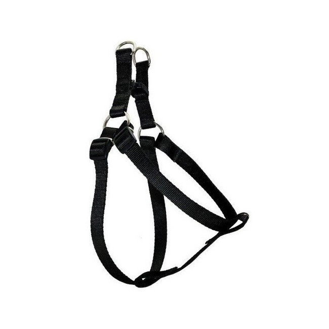 CHABA Szelki taśma regulowane nr 2 - obwód 50cm czarne