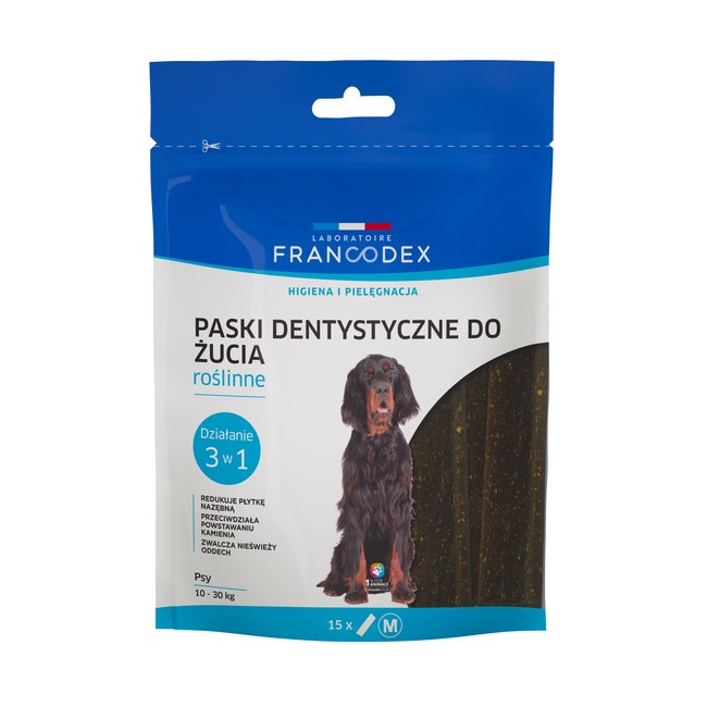 Francodex Paski Dental M 15szt 352,5g [FR179611]