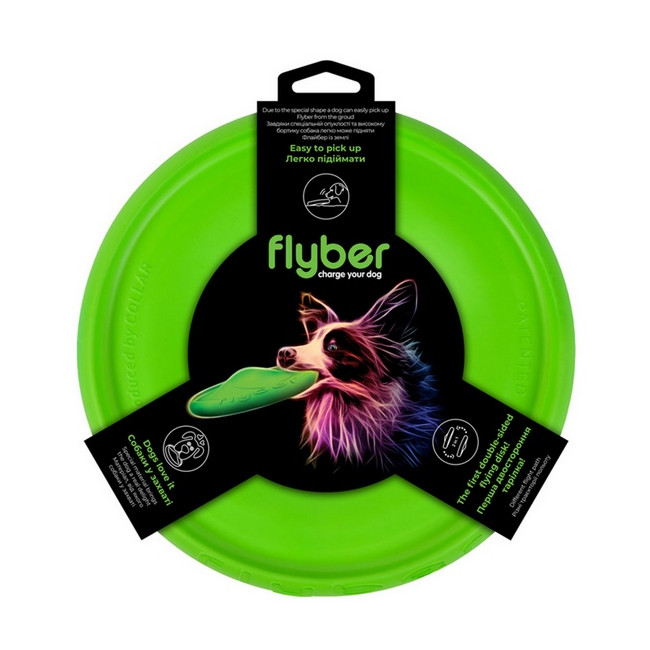 Collar Flyber Latający spodek 22cm jasnozielony