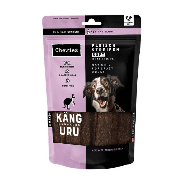 Chewies Meat Strips Soft Maxi Kangur 150g