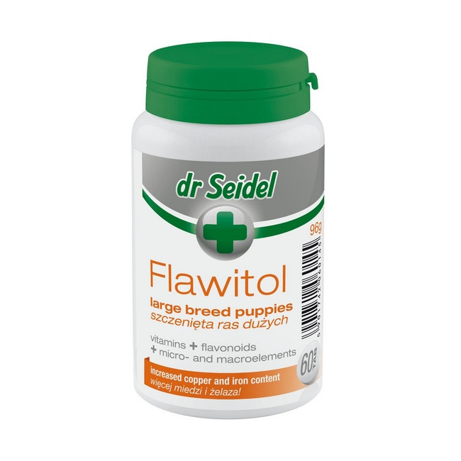 Dr Seidel Flawitol dla szczeniąt ras dużych 60 tabl.