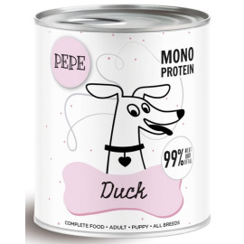 Paka Zwierzaka PEPE Duck (kaczka) puszka 800g