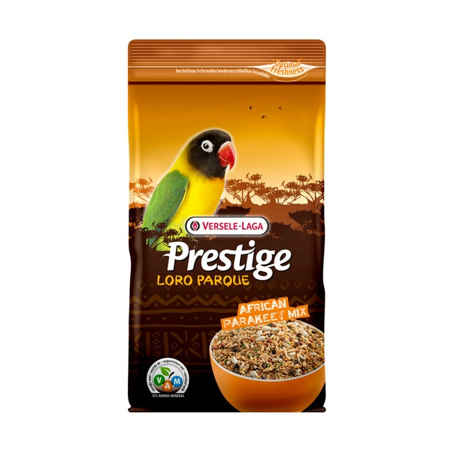 Versele-Laga Prestige African Parakeet Loro Parque Mix średnia afrykańska papuga (nierozłączka) 1kg
