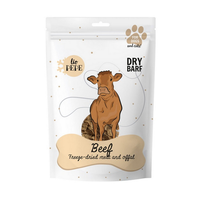 Paka Zwierzaka Lio PEPE Przysmak Beef (mięso wołowe) 60g