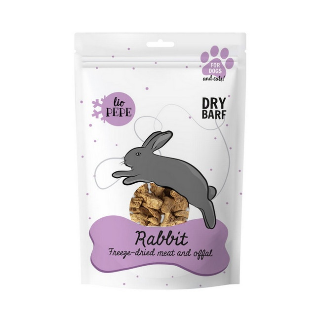 Paka Zwierzaka Lio PEPE Przysmak Rabbit (wątróbka królika) 60g