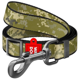 Collar WauDog Nylon Smycz nylonowa regulowana S 15mm/152-183cm, wzór MILITARY