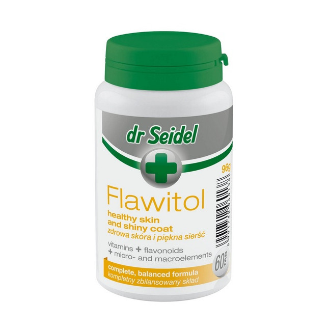 Dr Seidel Flawitol zdrowa skóra i piękna sierść 60 tabl.
