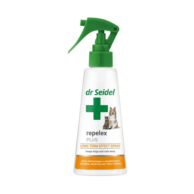 Dr Seidel Repelex Plus - Płyn utrzymujący psy i koty z daleka - spray 100ml