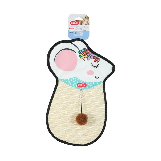 Zolux Chatouille Drapka do powieszenia mysz z sizalu z zabawką 51cm