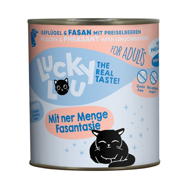 Lucky Lou Lifestage Adult Drób i bażant puszka 800g