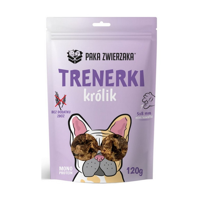 Paka Zwierzaka Trenerki Królik 120g