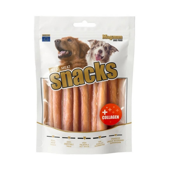 Magnum Patyczki ze skóry bydlęcej z kurczakiem i kolagenem 220g