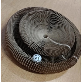 Zolux Chatouille Drapka tekturowa składana łapka z piłką i kocimiętką