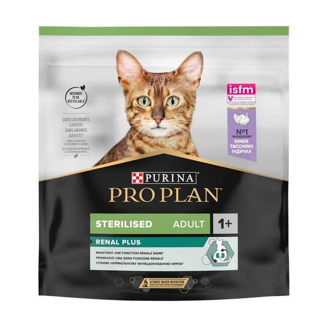 Purina Pro Plan Cat Sterilised Renal Adult Indyk 400g