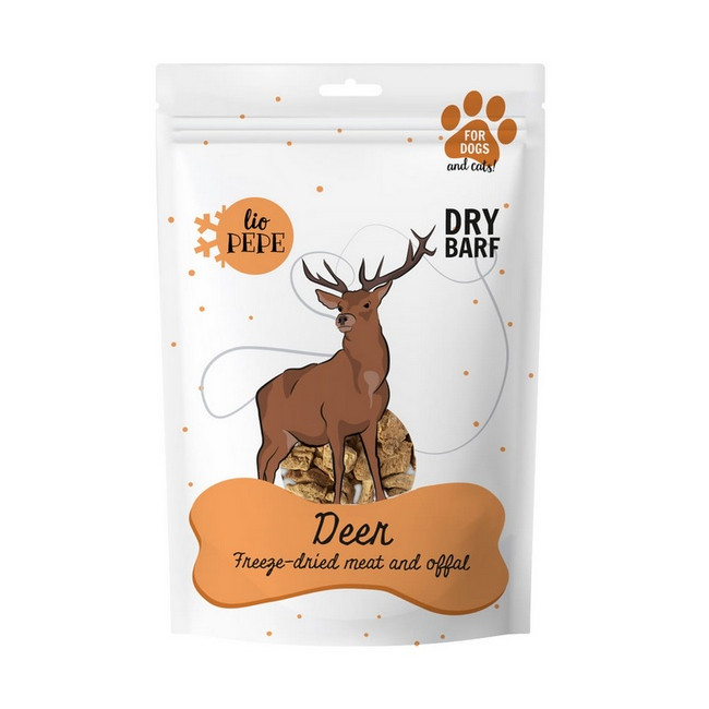 Paka Zwierzaka Lio PEPE Przysmak Deer (mięso jelenia) 60g