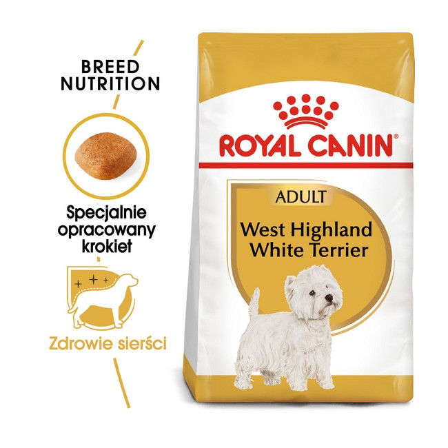 Royal Canin West Highland White Terrier Adult karma sucha dla psów dorosłych rasy west highland white terrier 0,5kg