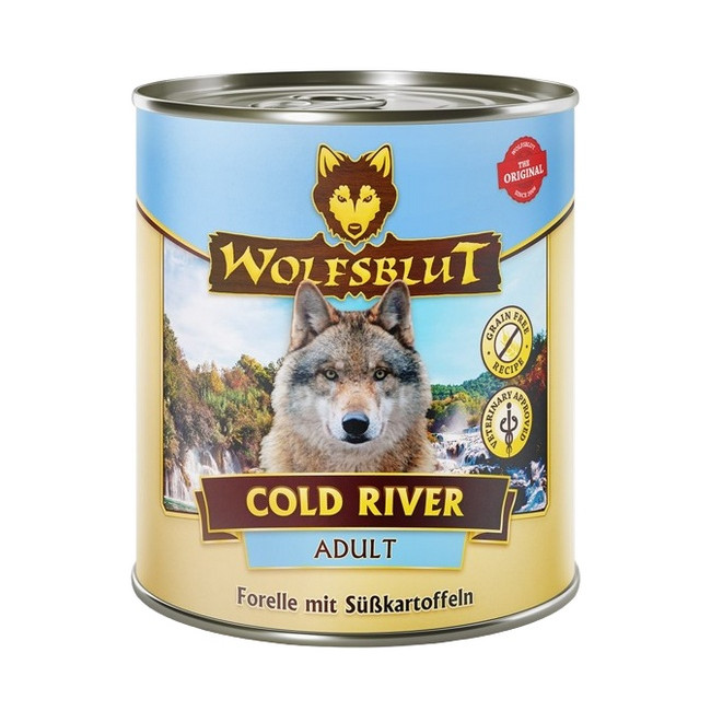 Wolfsblut Dog Cold River - pstrąg i bataty puszka 800g