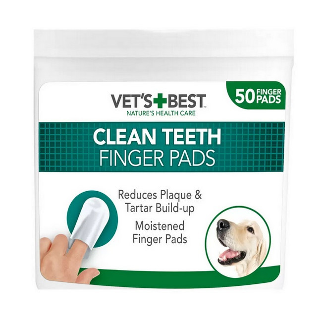 Vet's Best Czyściki do zębów napalcowe 50szt.