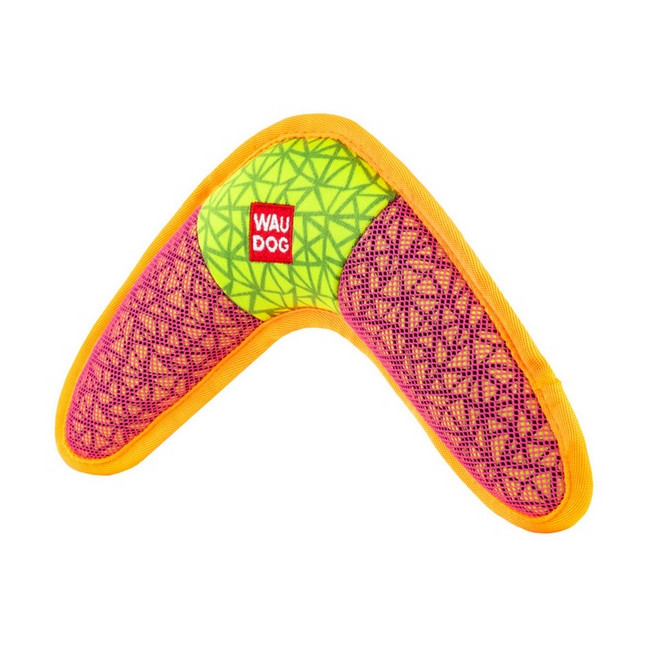 Collar WauDog Fun Bumerang 24x14cm różowy