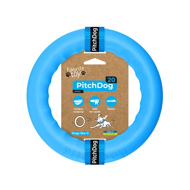 Collar PitchDog20 Pierścień do aportowania 20cm niebieski