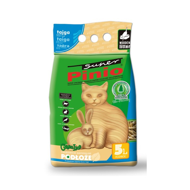 Super Pinio Tajga żwirek drewniany 5L
