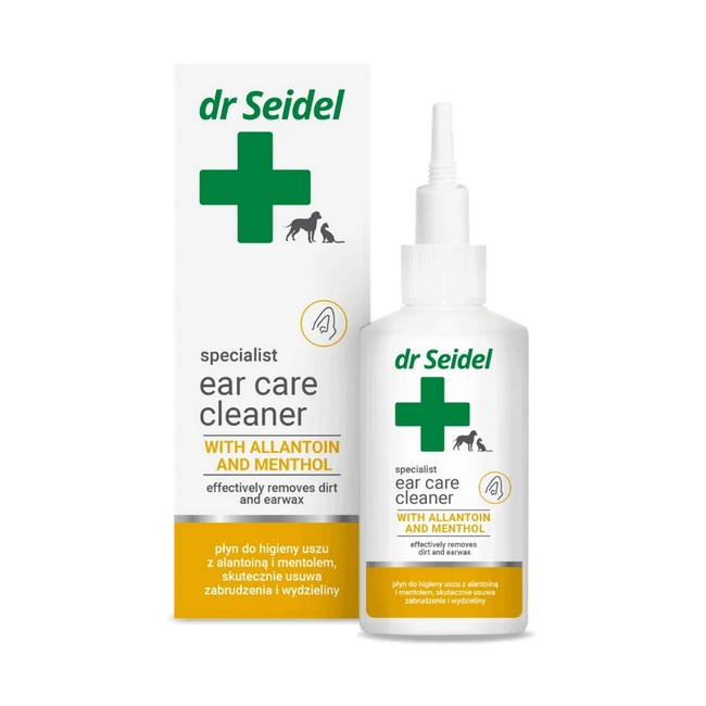 Dr Seidel Płyn do przemywania uszu dla psów i kotów 75ml