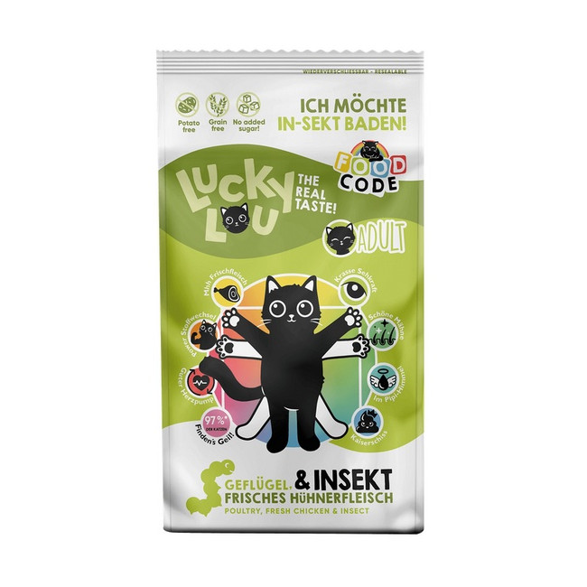 Lucky Lou Food Code Lifestage Adult Drób & Owady 340g