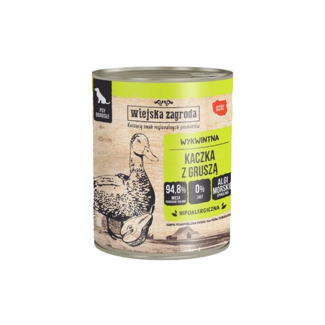 Wiejska Zagroda Kaczka z gruszką puszka 800g